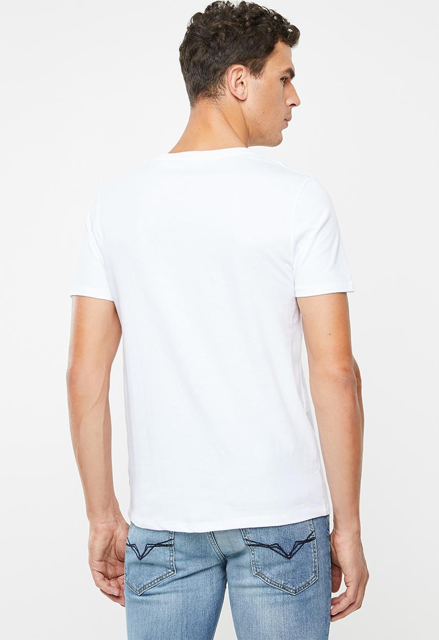GUESS - Pride ombre crew neck tee - white
