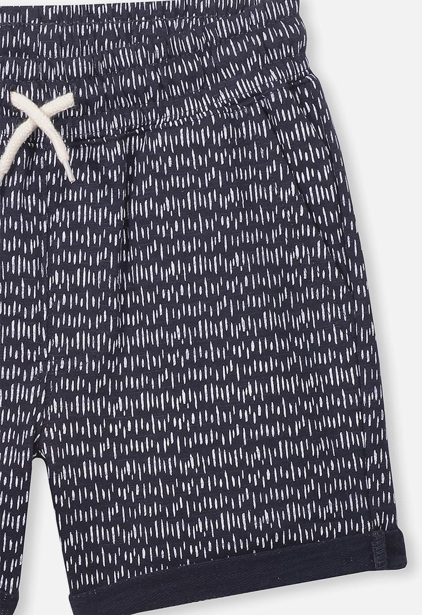Cotton On - Henry slouch short -  navy & white 