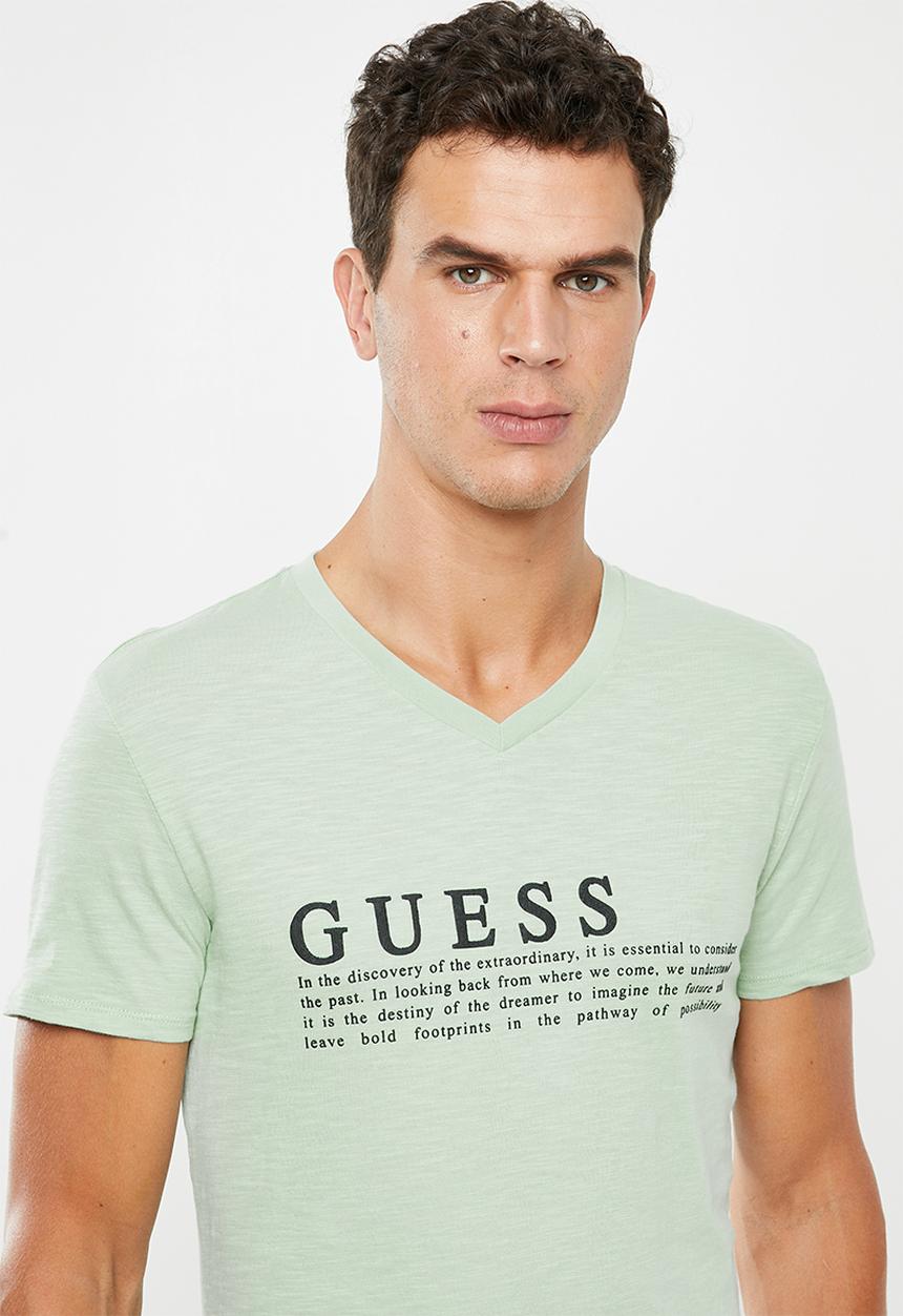 GUESS - Definition short sleeve tee - green