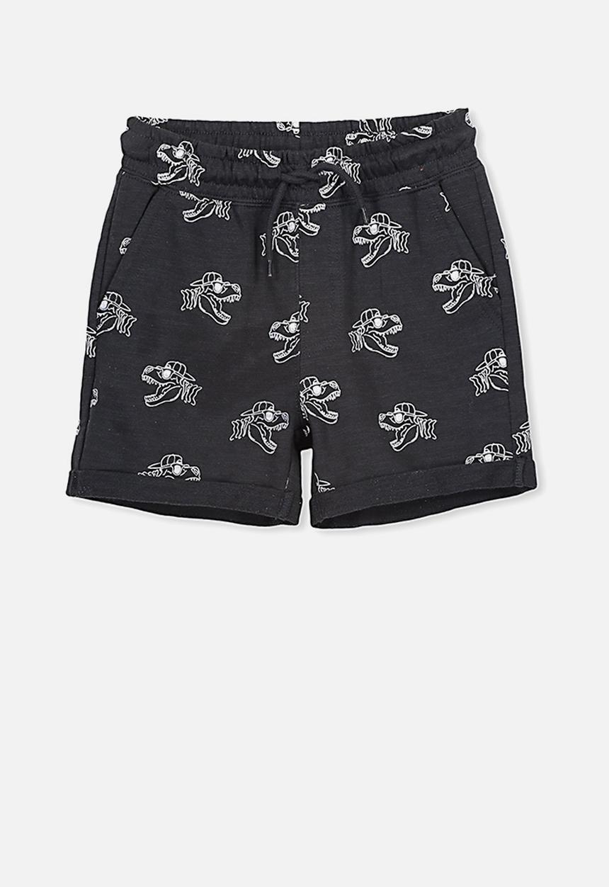 Cotton On - Henry slouch short - black & white 