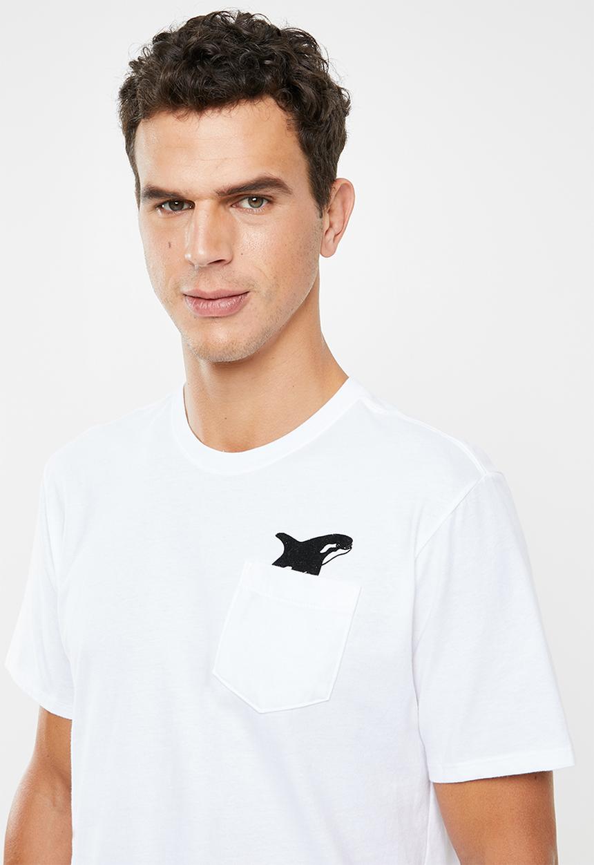 Hurley - Premium killer bro pocket short sleeve tee - white