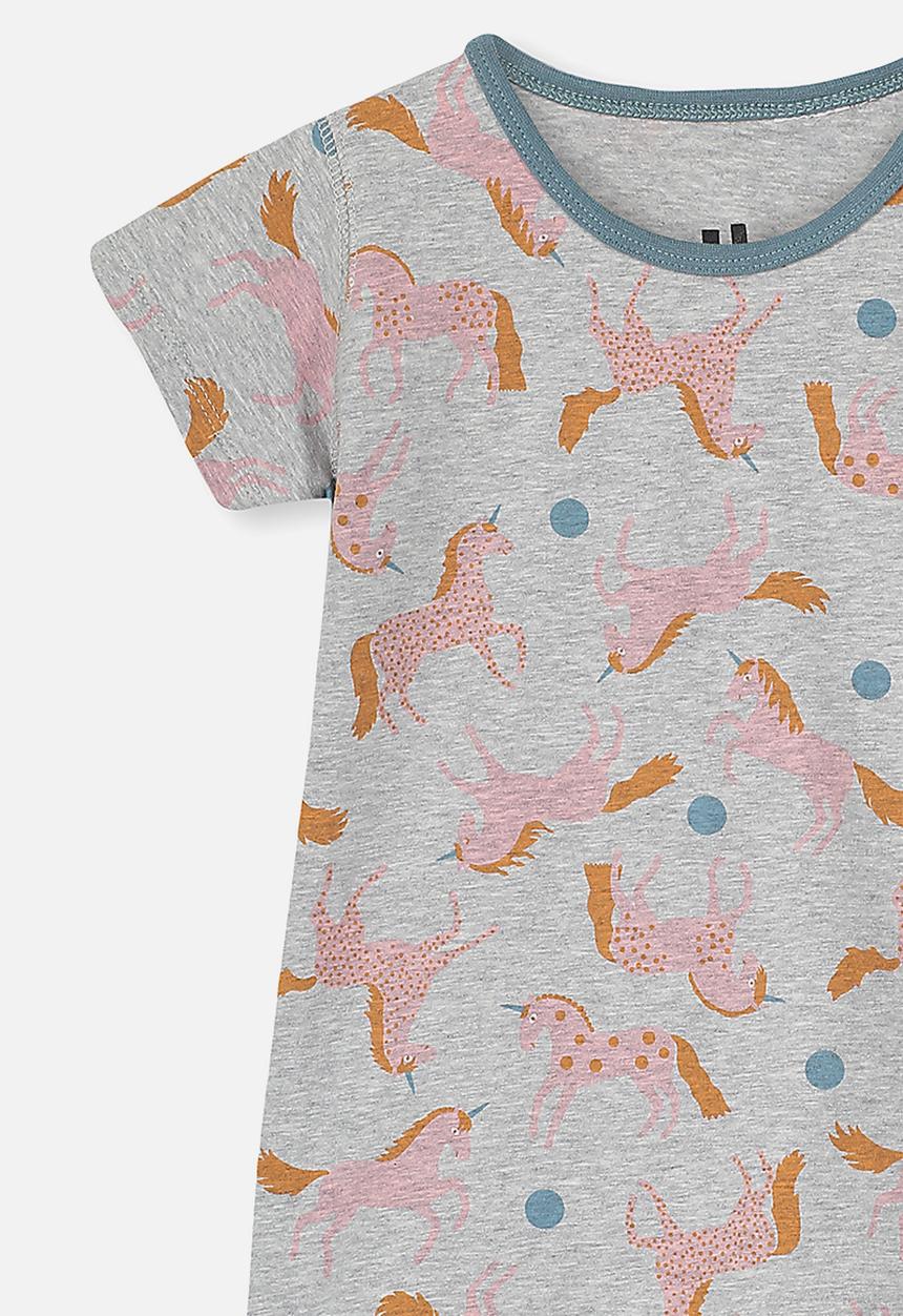 Cotton On - Harpa short sleeve pj set - grey 