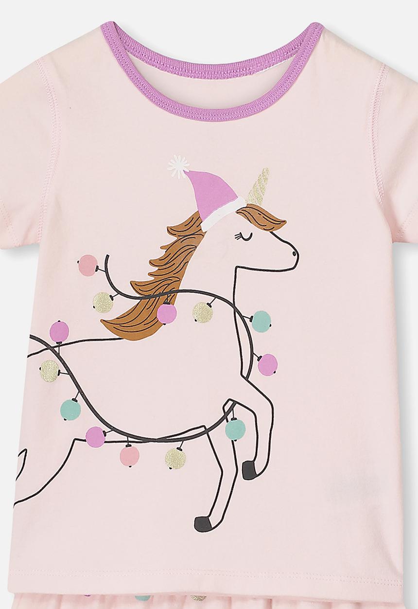 Cotton On - Harpa short sleeve pj set - pink 