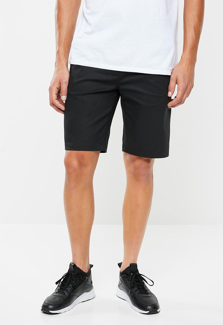 Hurley - One and only stretch chino 21" shorts - black