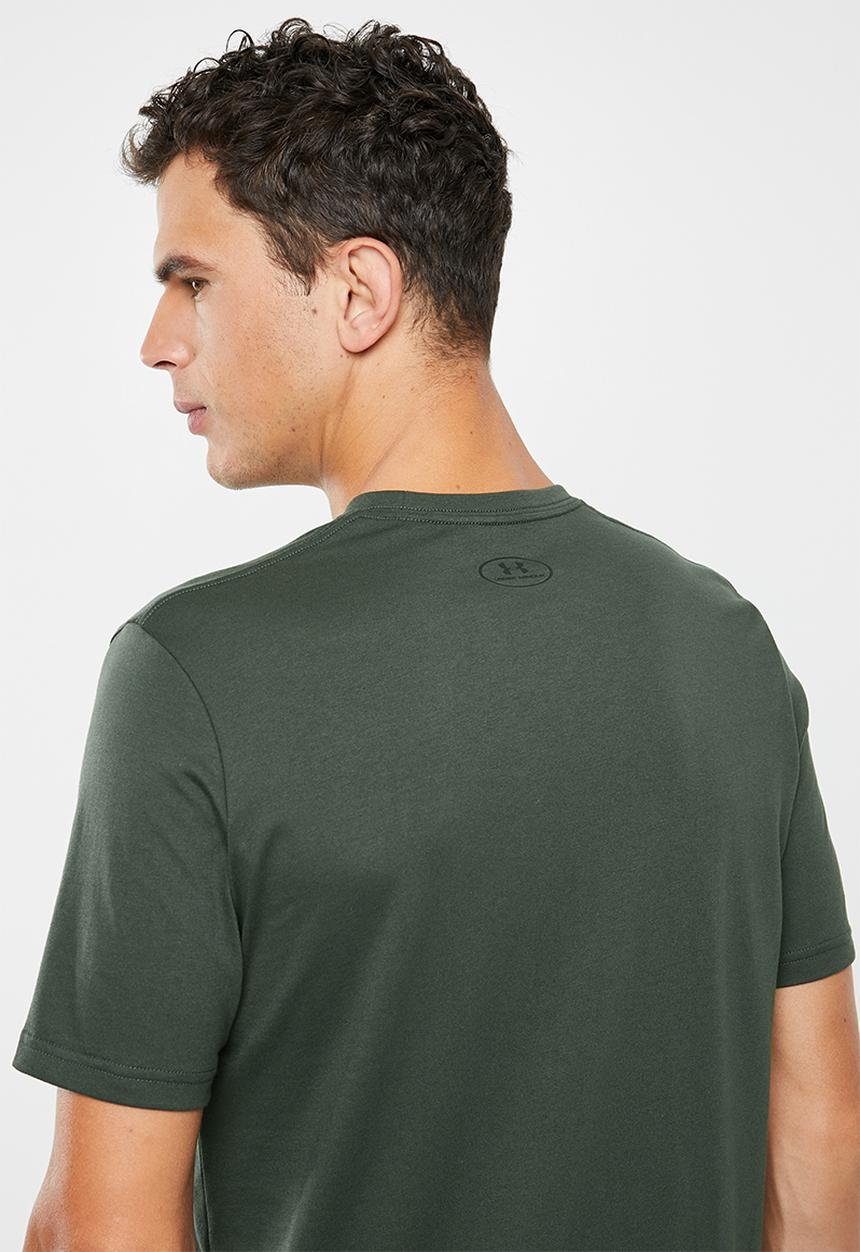 Under Armour - Under Armour inverse box logo tee - green