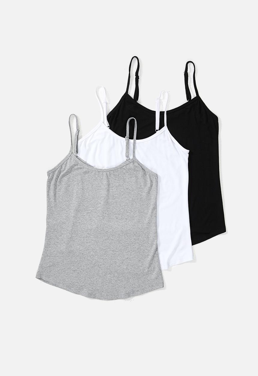 Superbalist - 3 Pack cami tops - multi