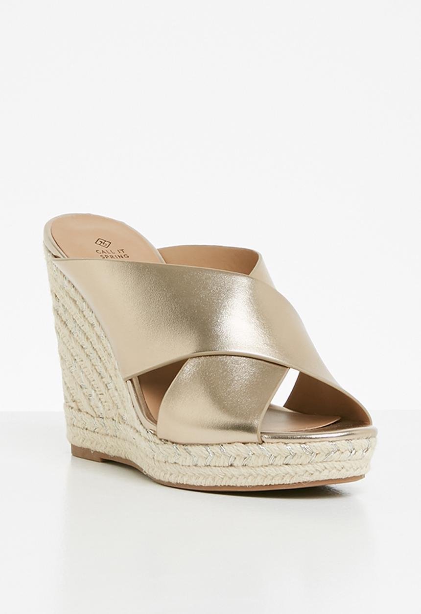 Call It Spring - Andrusha wedge - 741 champange