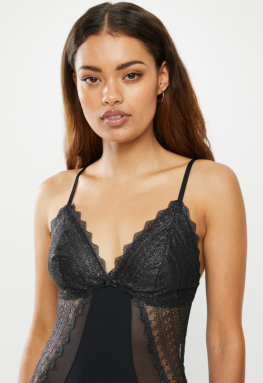 DORINA - Darcey bodysuit - black