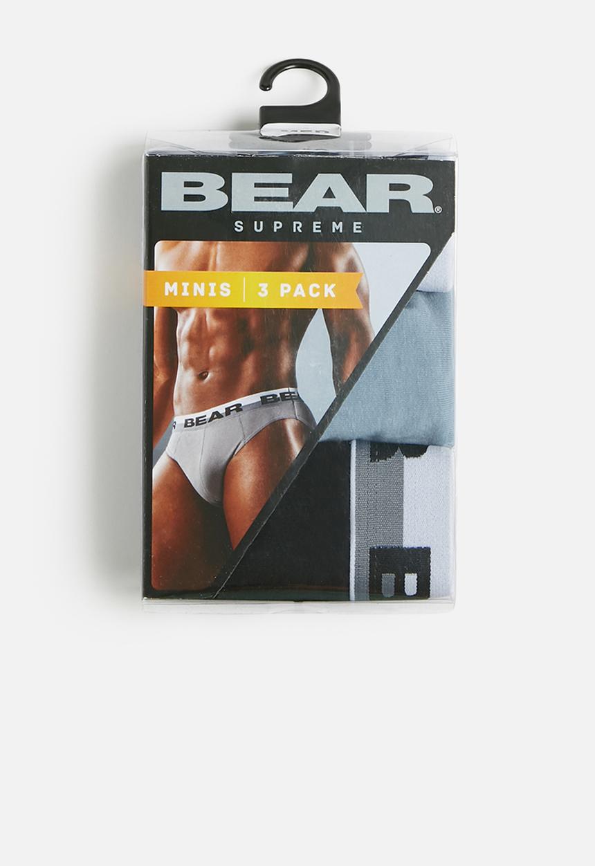 Bear - Plain briefs 3 packs - multi