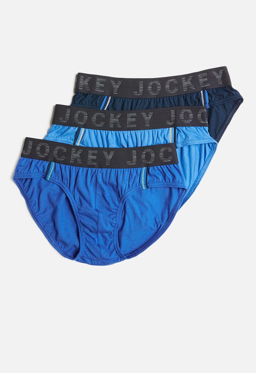 Jockey - Metropolitan 3 pack piped briefs - multi