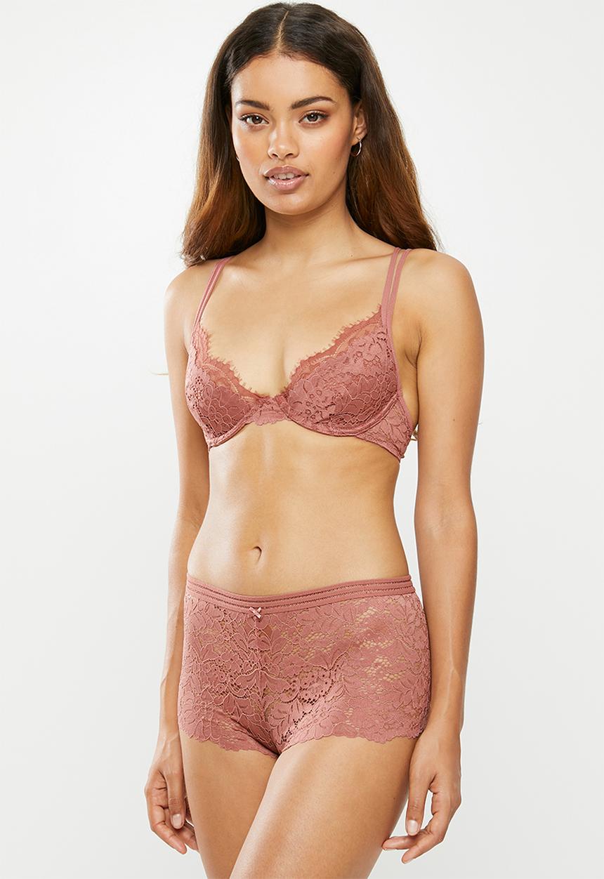 Cotton On - Olivia shorty boyleg brief - pink