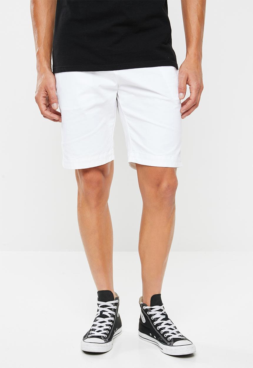 Superdry. - International chino shorts - white