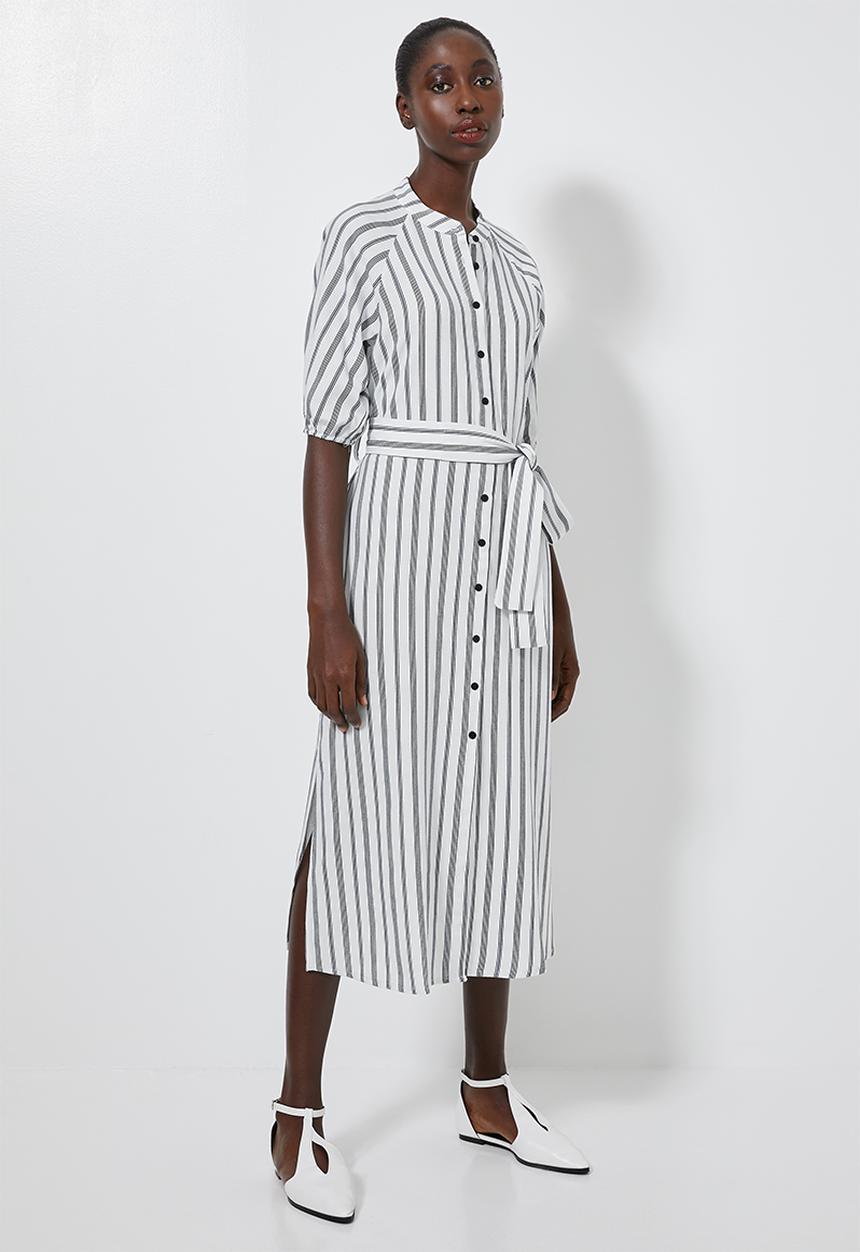 Superbalist - Blouson sleeve shirt dress - multi 