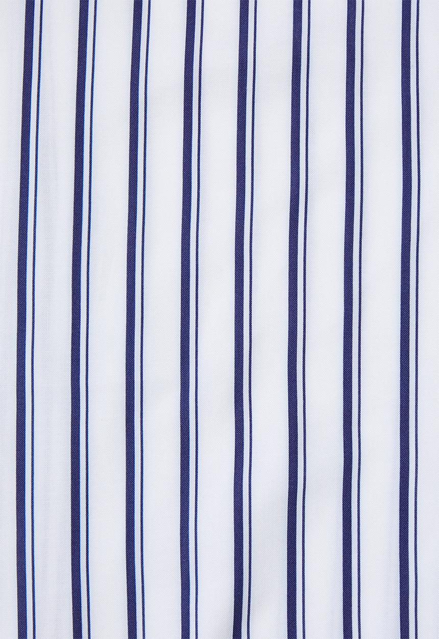 Superbalist - Flutter sleeve shell shirt - blue & white