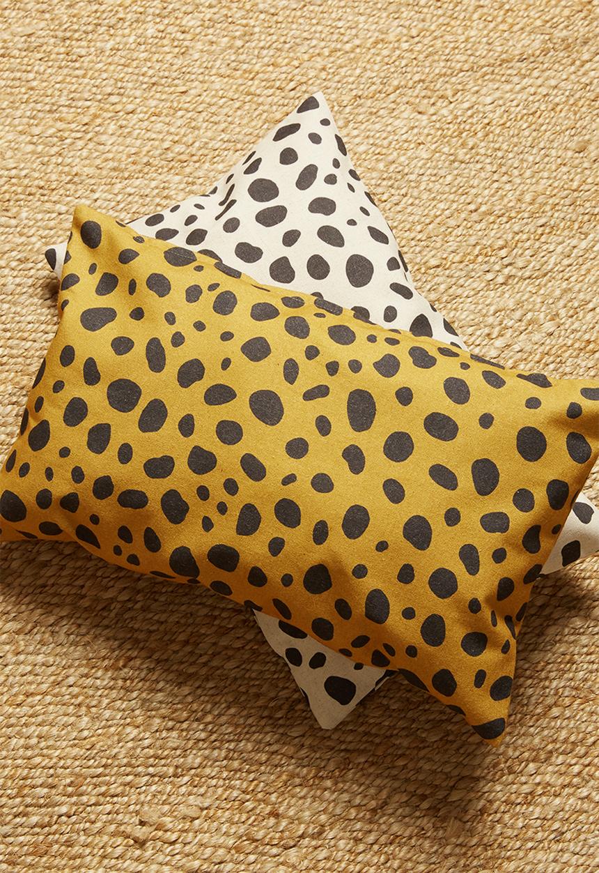Hertex Haus - Desert storm cushion cover - ochre