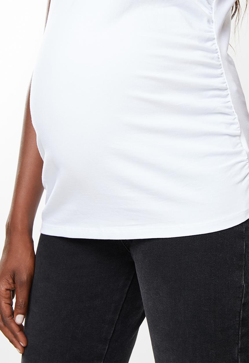 Cotton On - Maternity everyday gathered side tank top - white