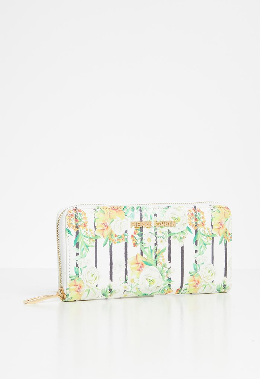 Pierre Cardin - Libby floral purse - white