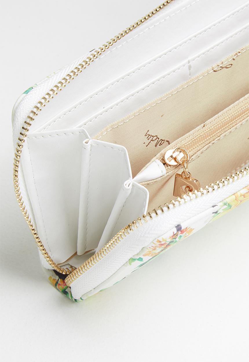 Pierre Cardin - Libby floral purse - white