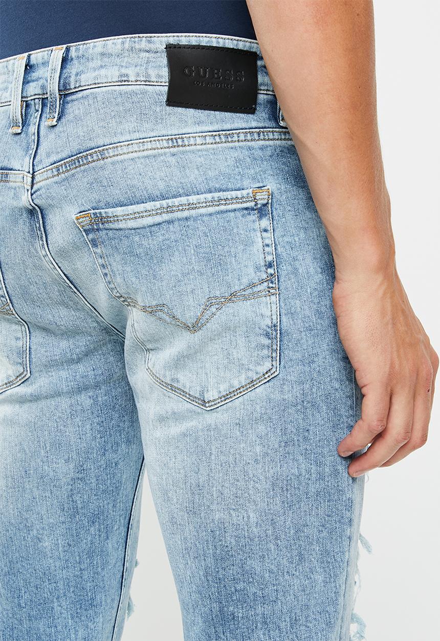 GUESS - Slim fit taper jeans - blue