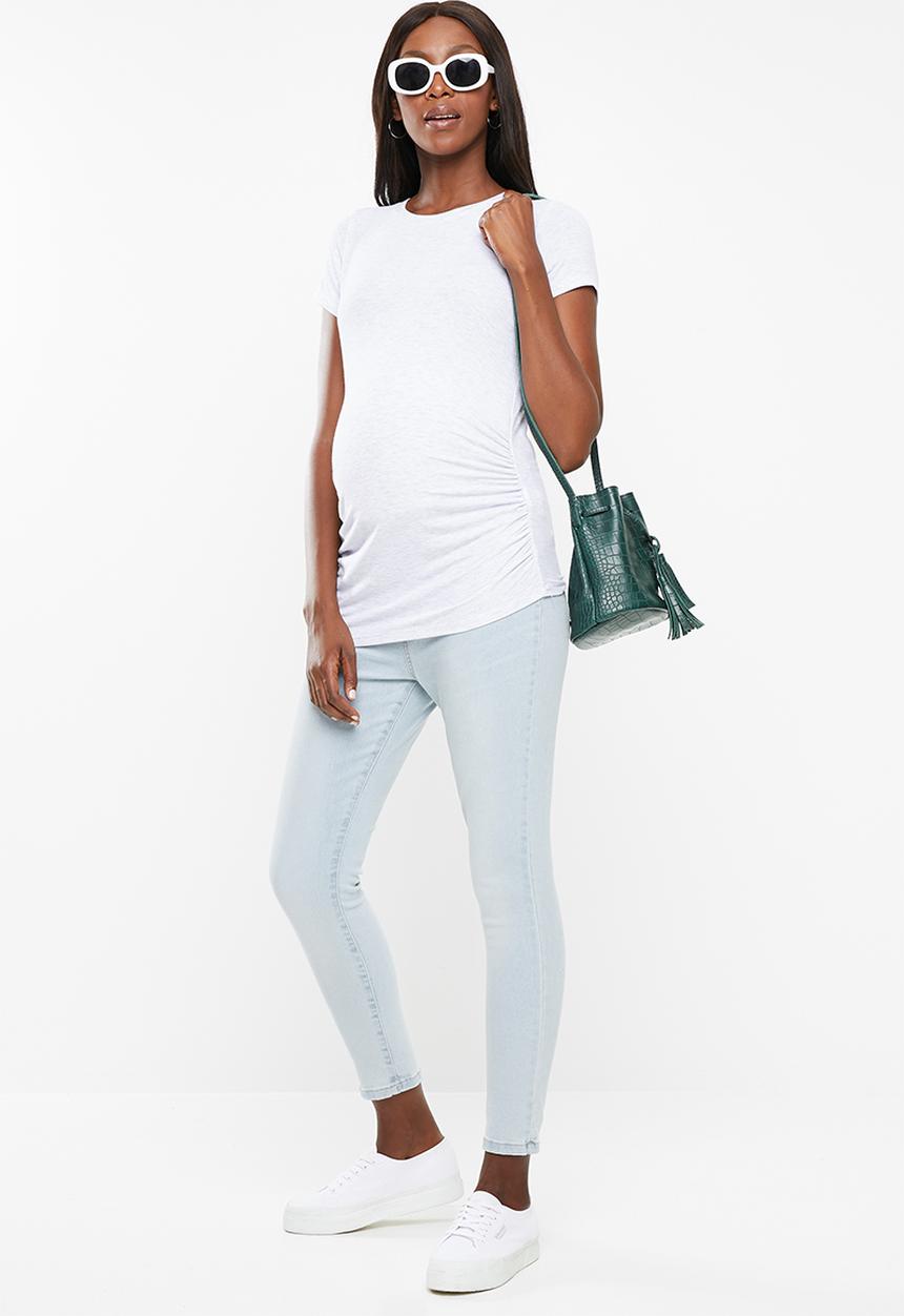Cotton On - Maternity grazer skinny jeans - blue