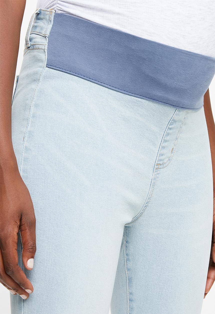 Cotton On - Maternity grazer skinny jeans - blue