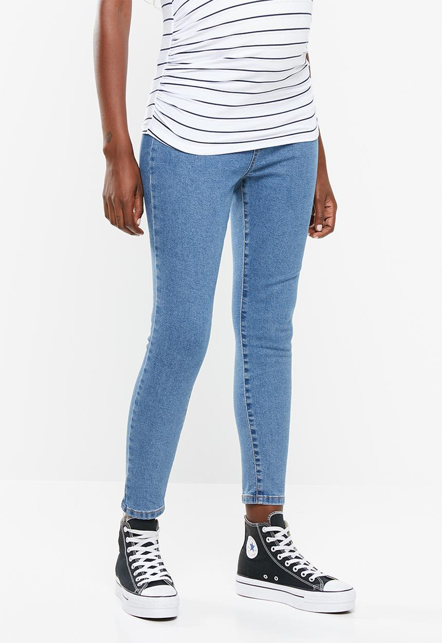 Cotton On - Maternity grazer skinny jeans - blue