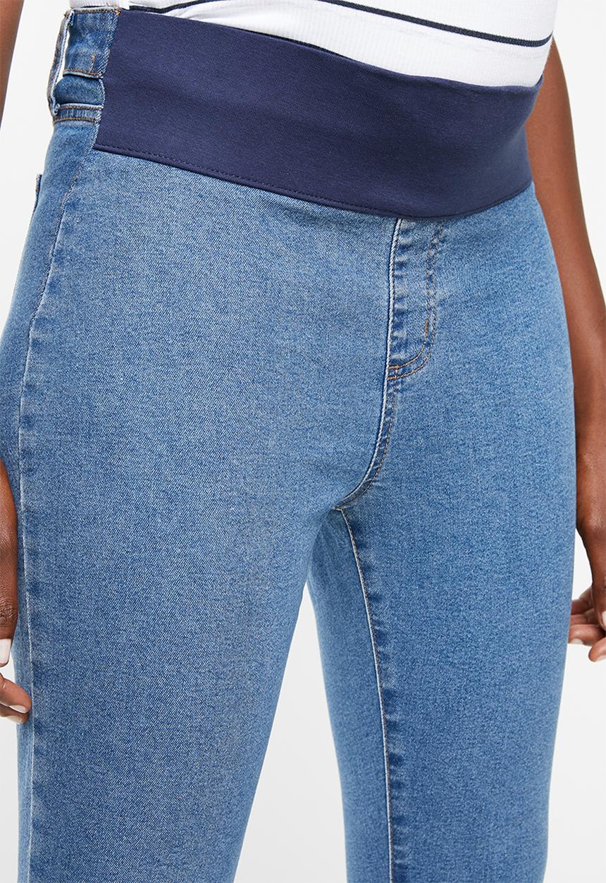 Cotton On - Maternity grazer skinny jeans - blue
