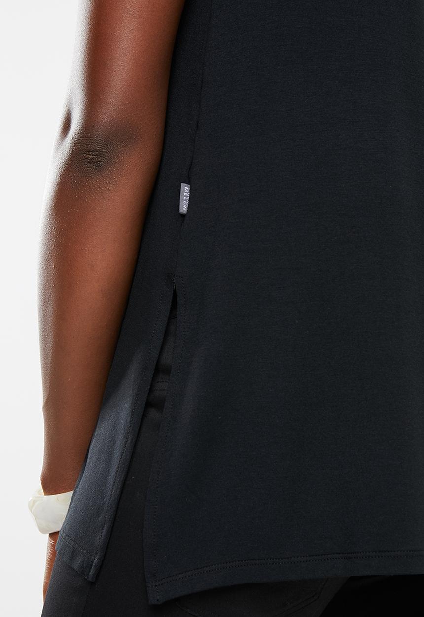 Cherry Melon - Maternity Relaxed tank top - black