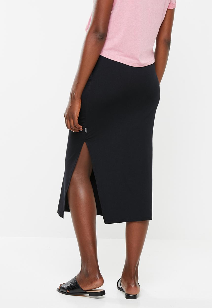 Cherry Melon - Maternity Maxi skirt - black