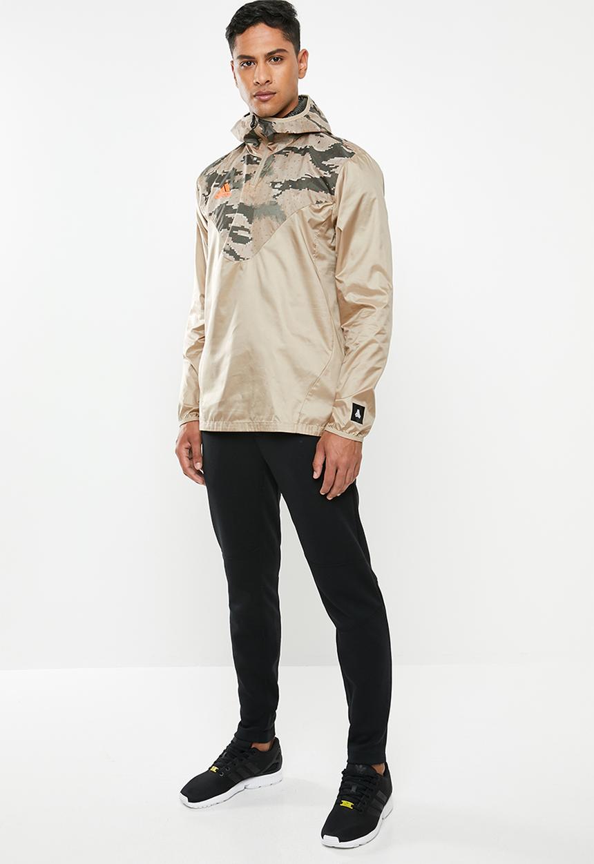 adidas Performance - Tan adv piste windbreaker - khaki