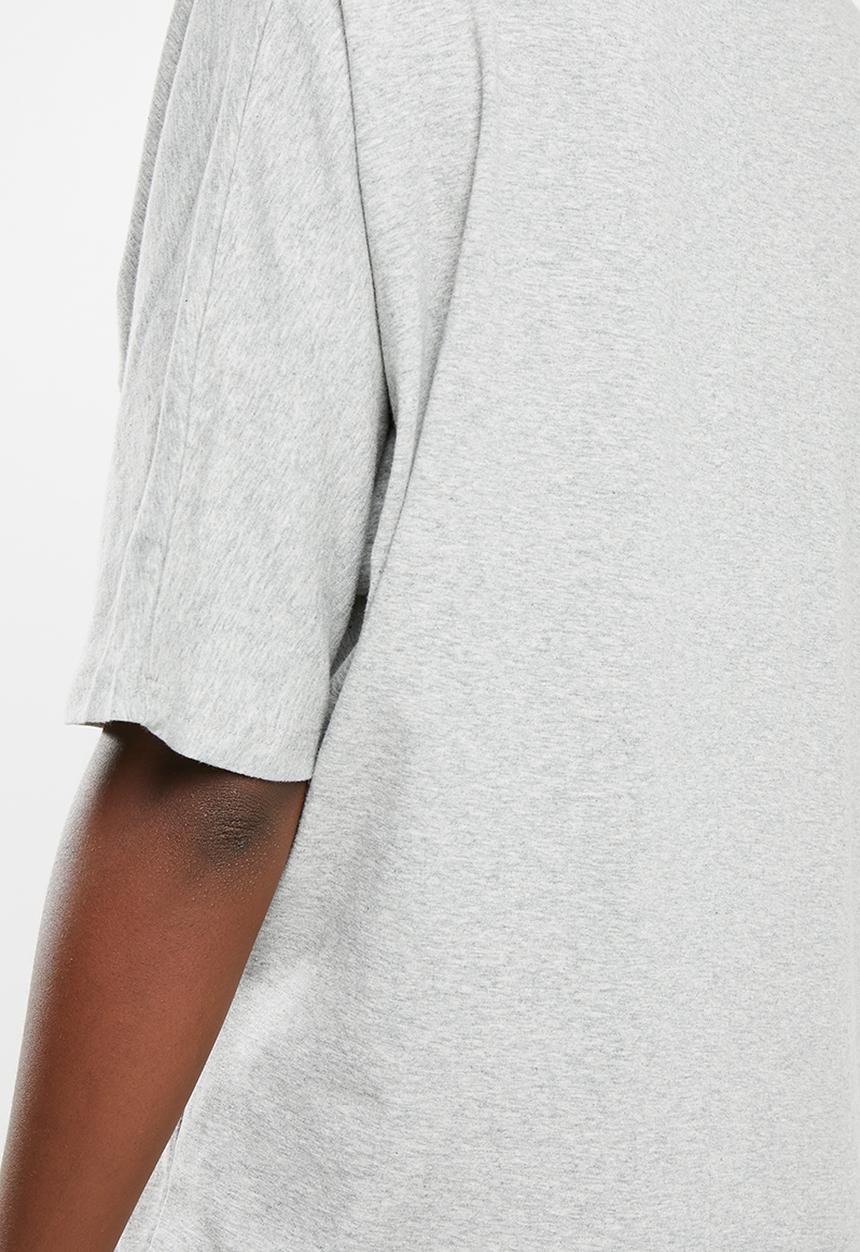 Superbalist - Maternity Oversized tee dress - grey melange