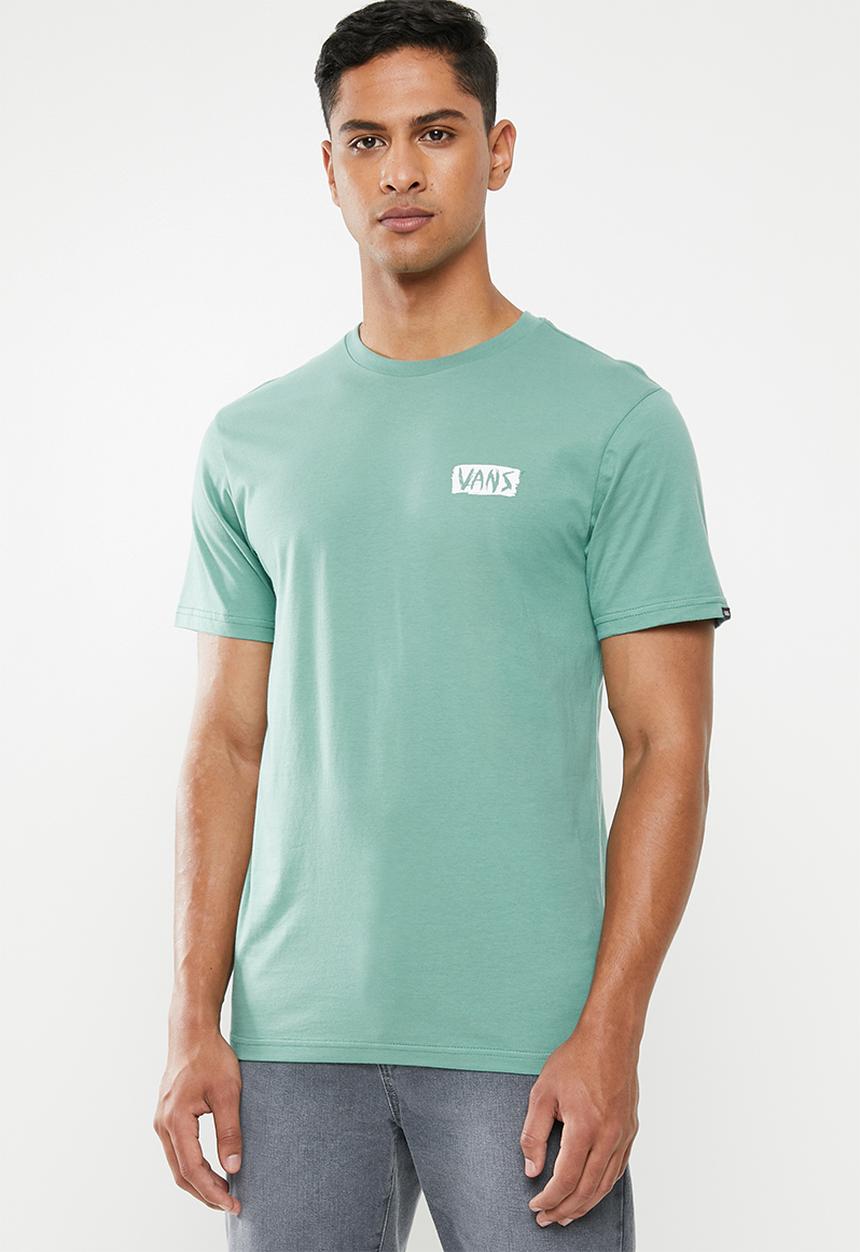 Vans - Scratched vans short sleeve tee - blue/green