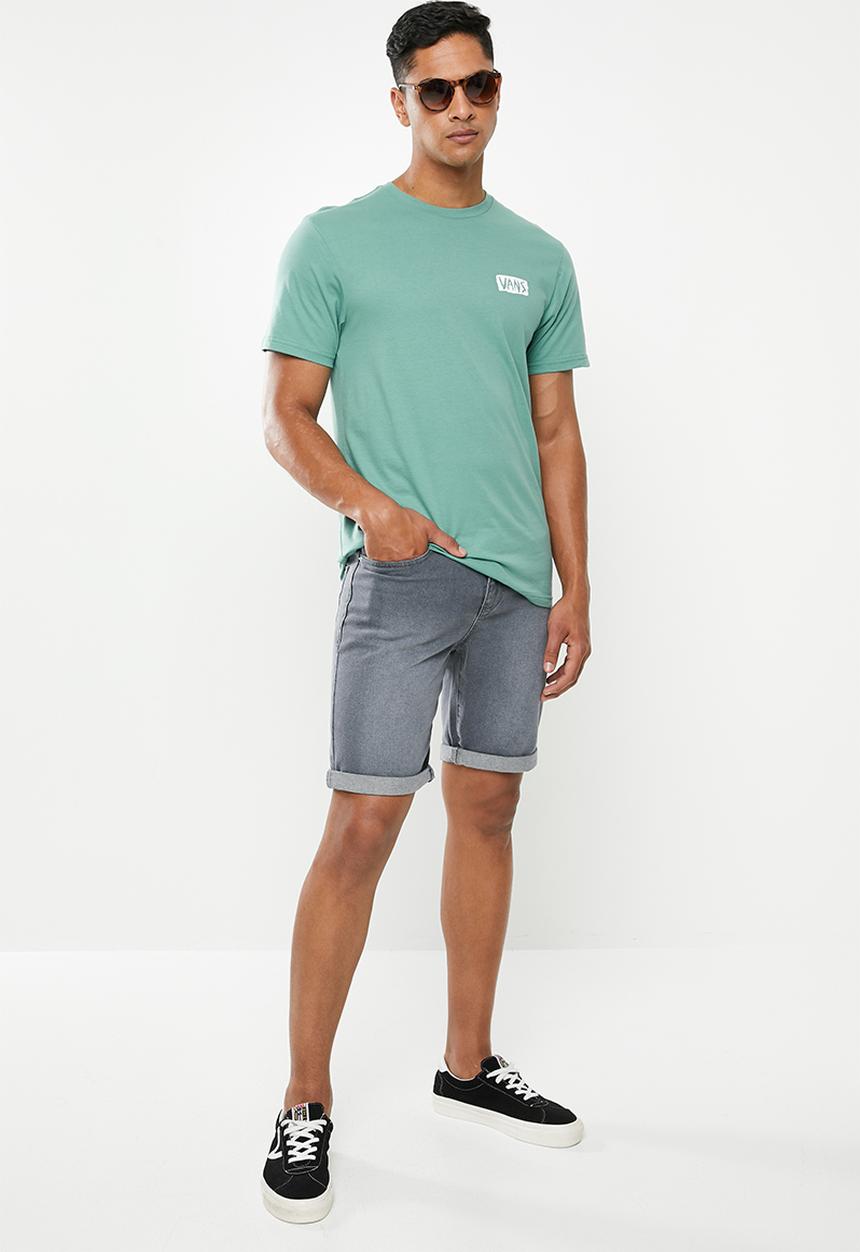 Vans - Scratched vans short sleeve tee - blue/green