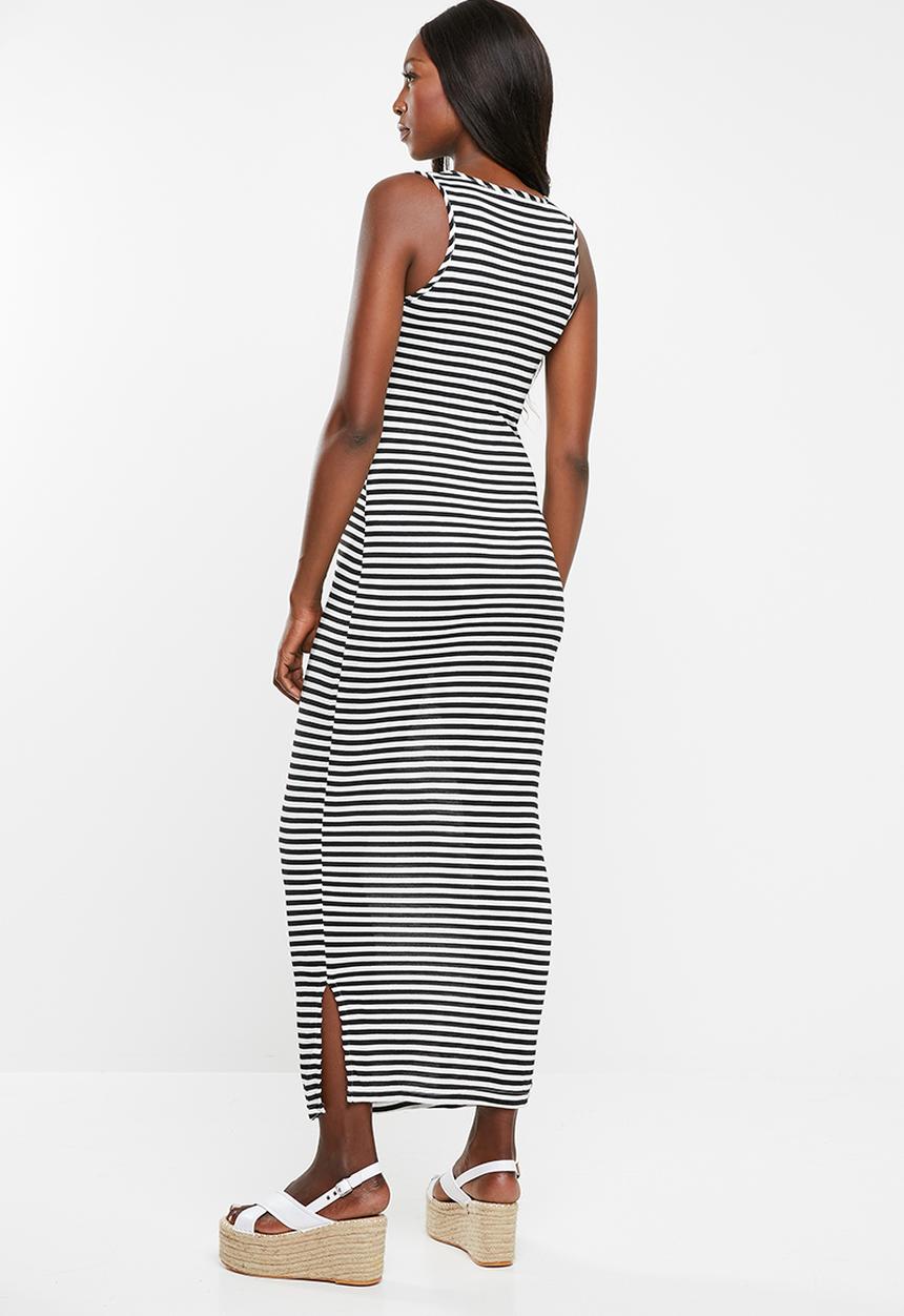 Superbalist - Maternity Tank style maxi - stripe black/white