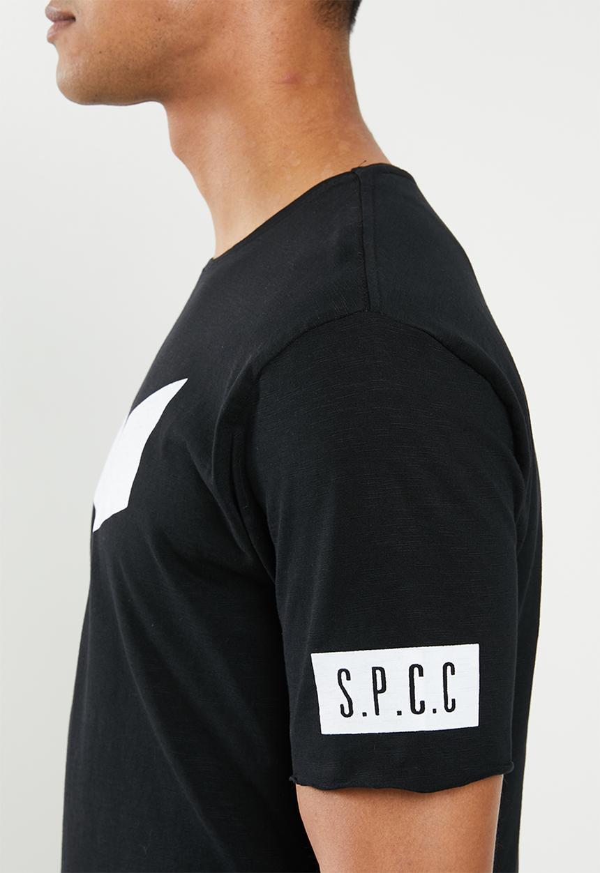 S.P.C.C - Oversized logo tee - black