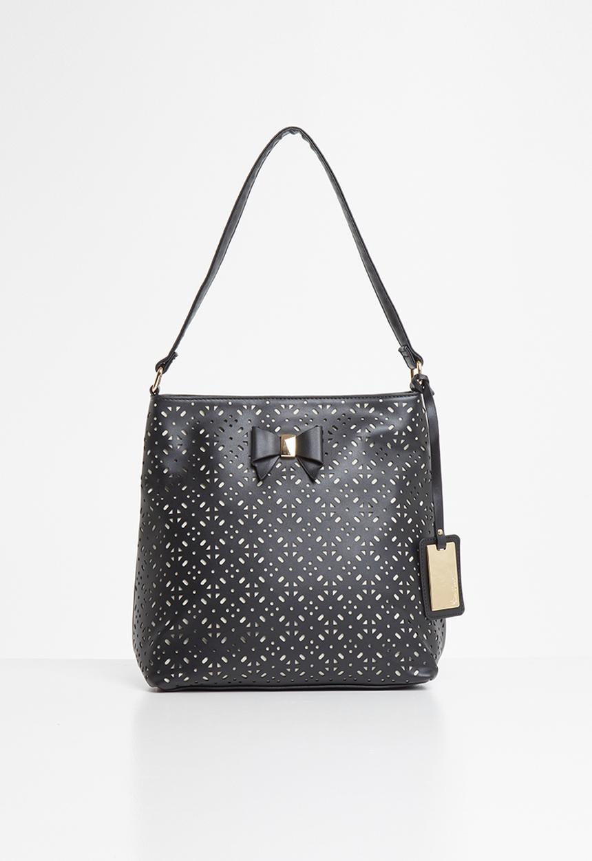 Pierre Cardin - Cassandra cut out bucket - black