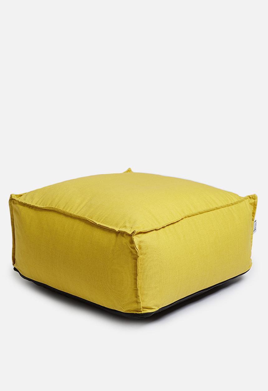 Sixth Floor - Outdoor floor cushion - mustard