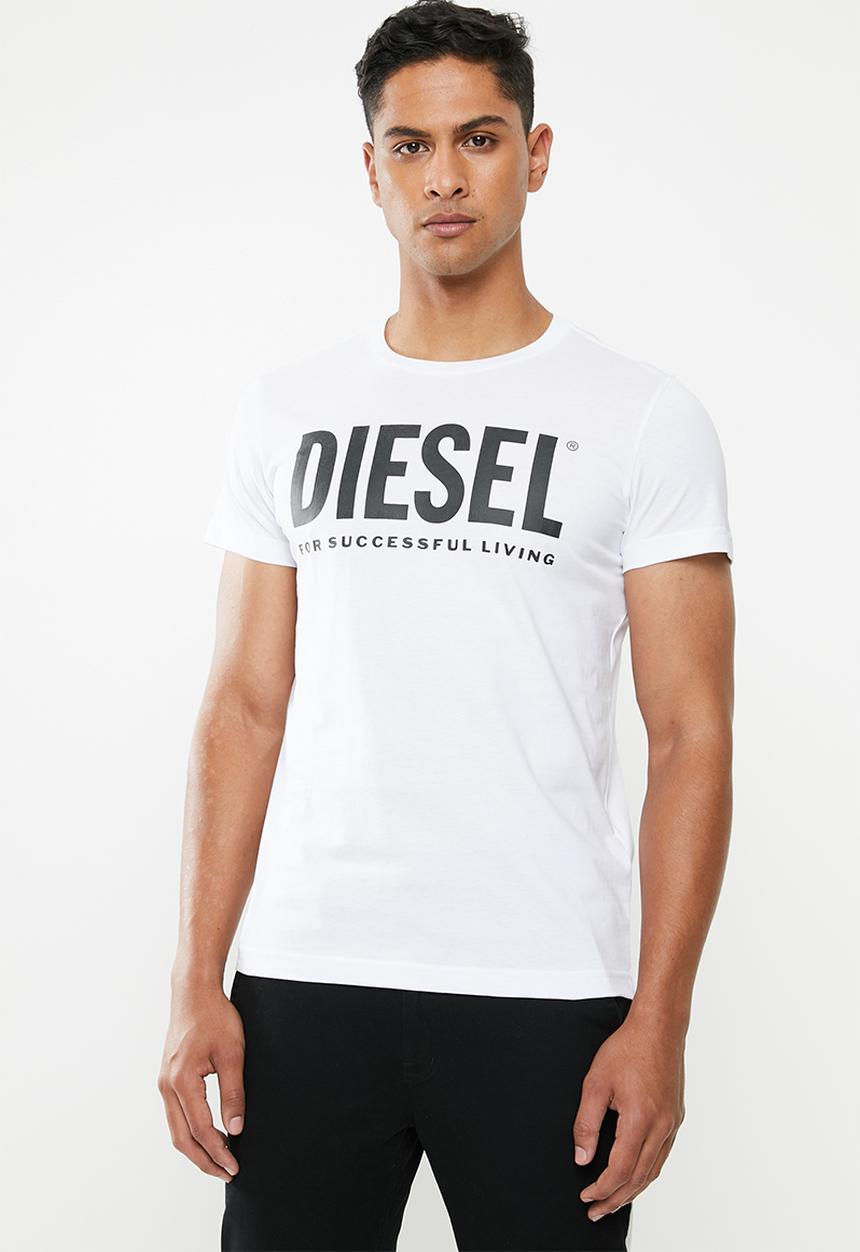 Diesel  - T-diego-logo maglietta - white