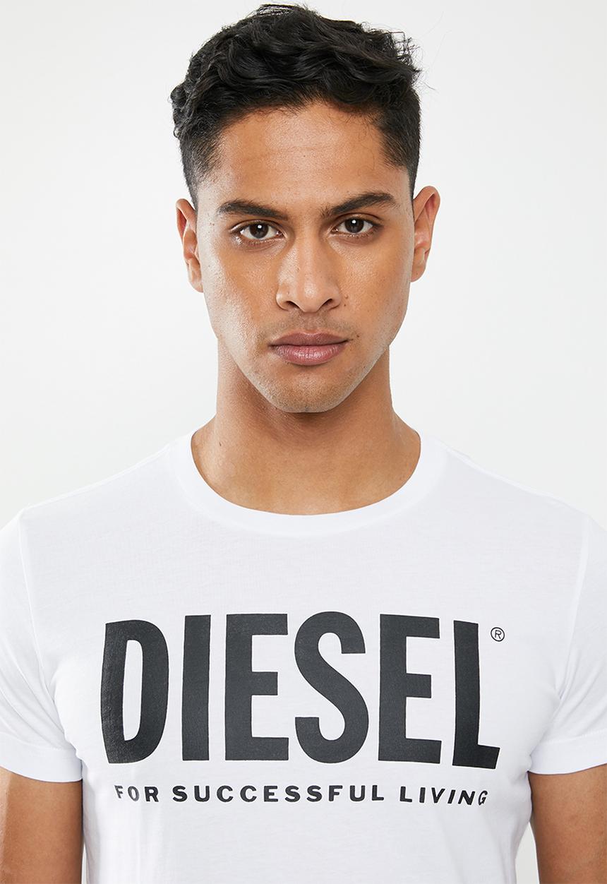Diesel  - T-diego-logo maglietta - white