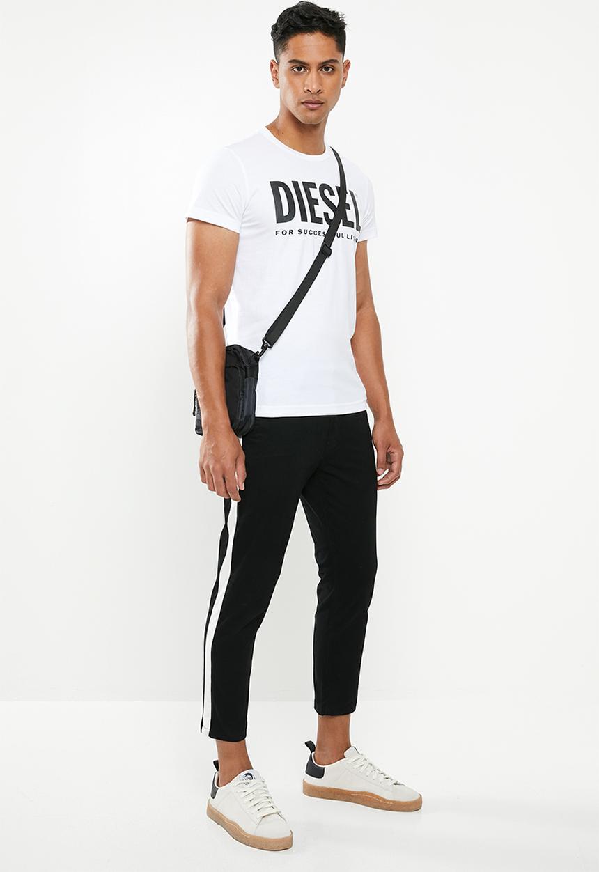Diesel  - T-diego-logo maglietta - white