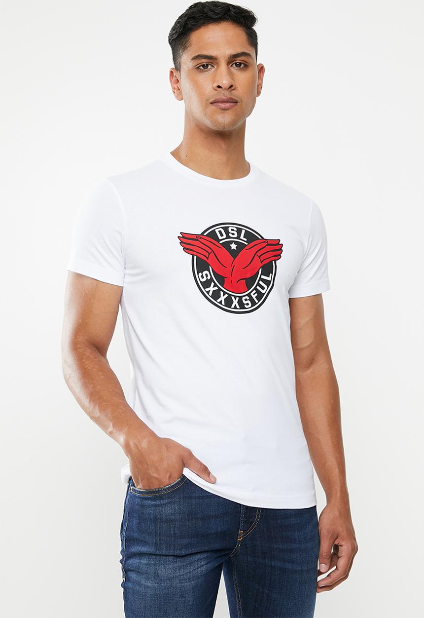Diesel  - T-diego-b5 maglietta - white