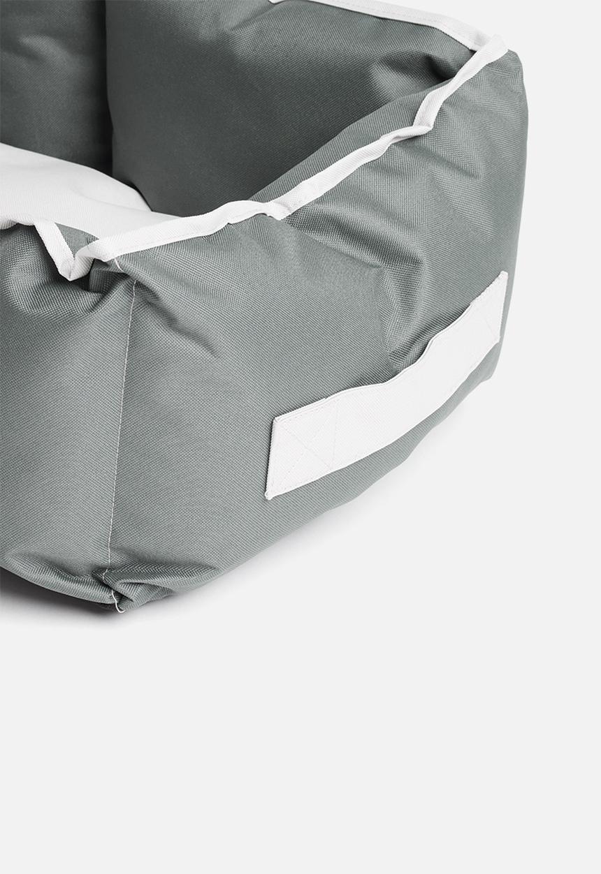 Sixth Floor - Rolo pet bed - grey & stone
