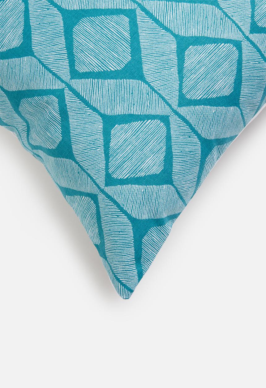 Grey Gardens - Nandi cushion cover - aqua