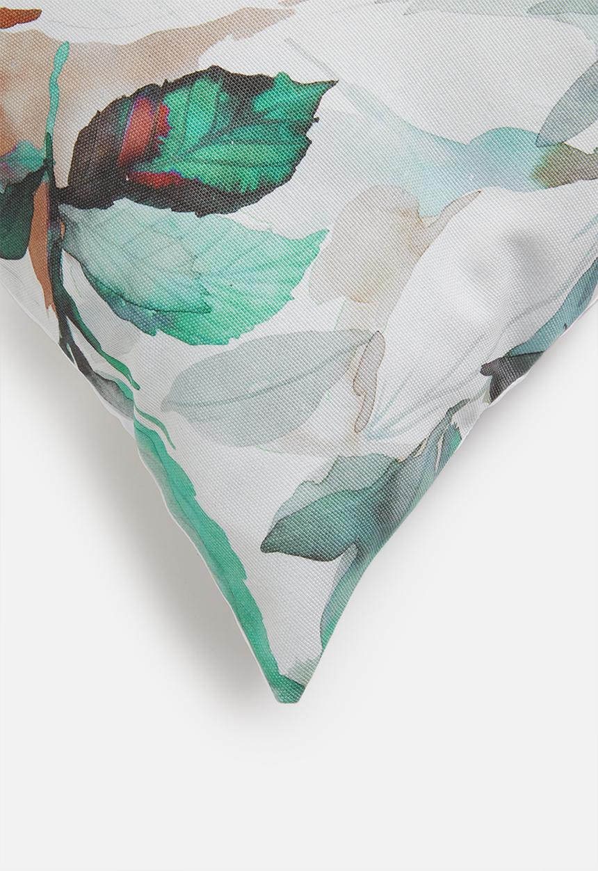 Grey Gardens - Burnt leaves cushion cover - multi