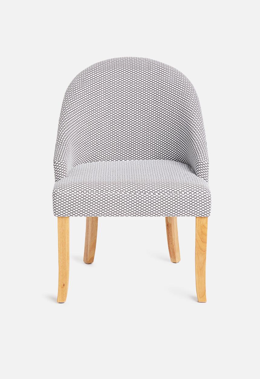 SF Collection - Kirk lounge chair - white & black