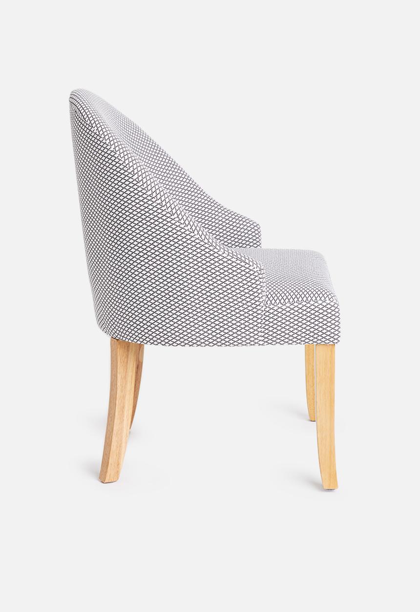 SF Collection - Kirk lounge chair - white & black