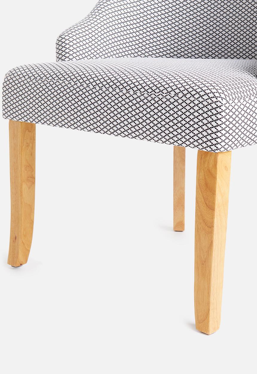 SF Collection - Kirk lounge chair - white & black