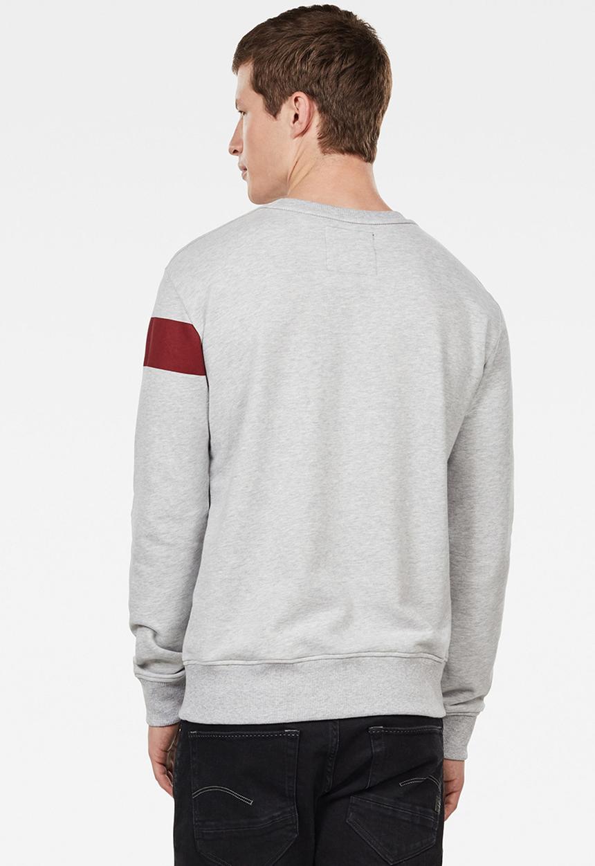 G-STAR - Graphic 13 r sw long sleeve sweats  - grey