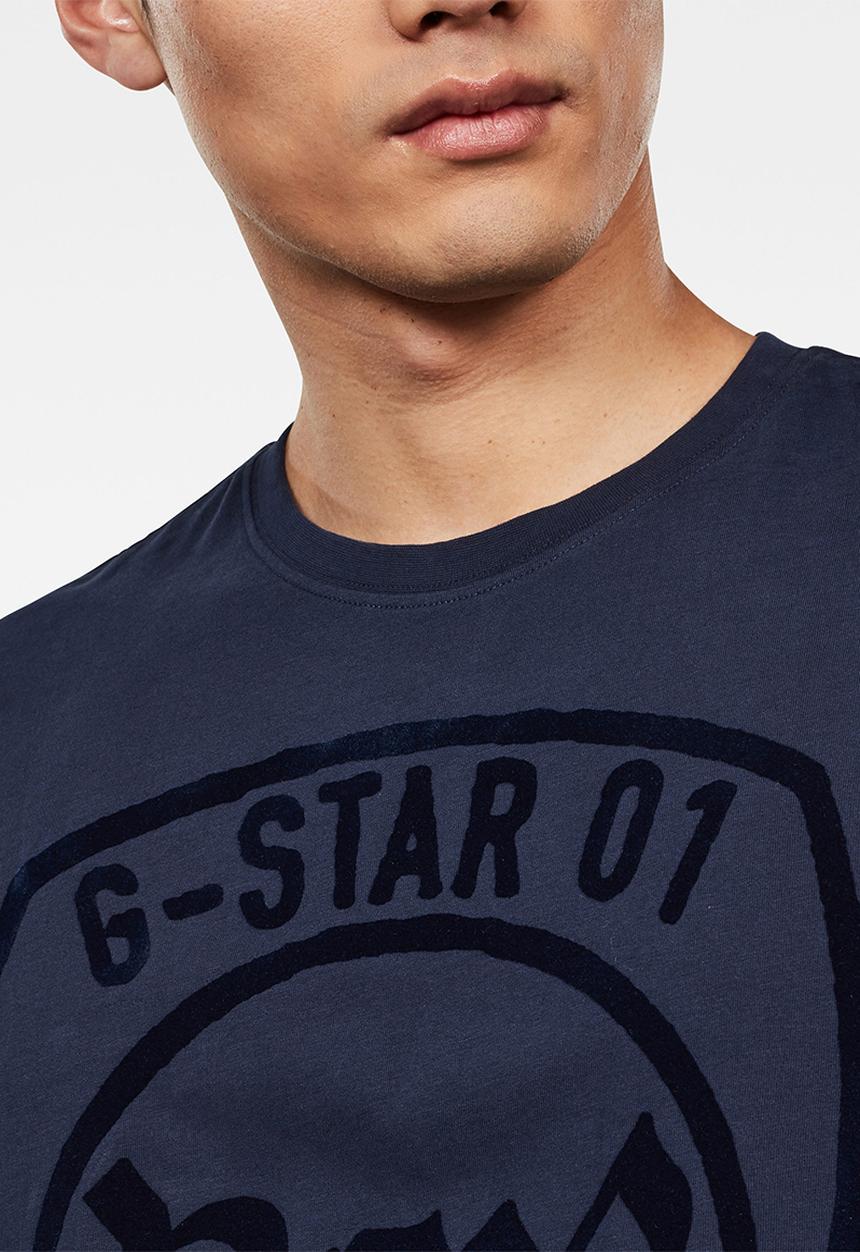 G-STAR - Graphic 10 short sleeve T-shirts - blue
