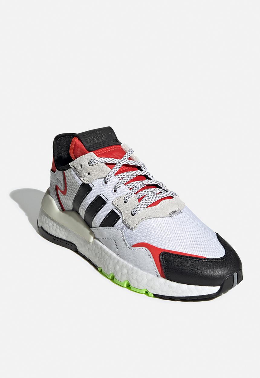 adidas Originals - Nite Jogger - ftwr white / core black / hi-res red